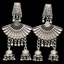 Load image into Gallery viewer, Jaipuri style oxidized earrings