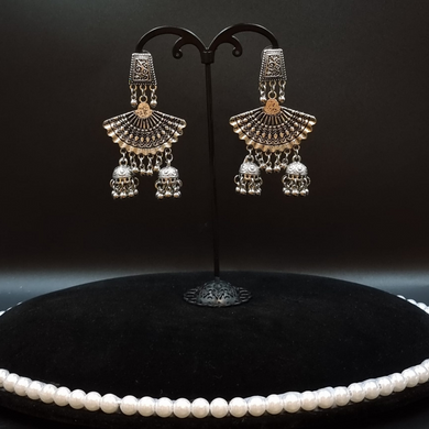 Jaipuri style oxidized earrings