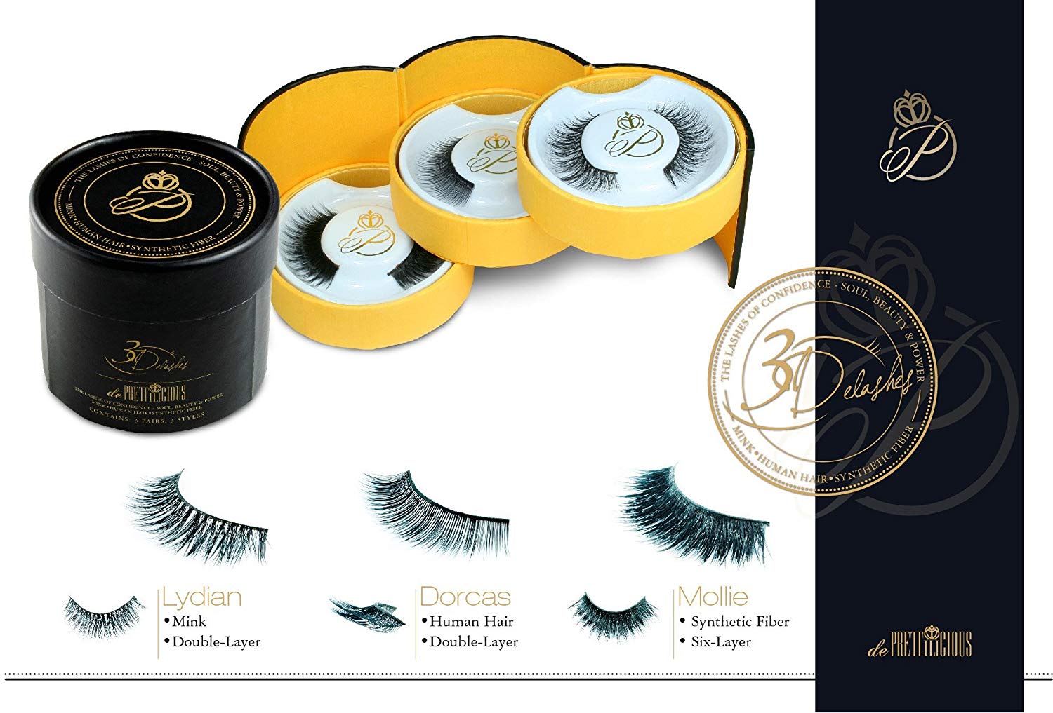 de Prettilicious 3Delashes Collection! de Prettilicious 3Delashes Collection!