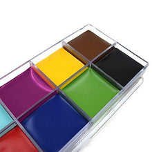 Load image into Gallery viewer, Face Body Paint IMAGIC Brand 12 Flash Colors case Halloween Party Fancy Dress Tattoo Oil Painting Art Beauty