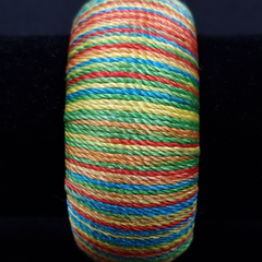 Handmade multi coloured thread kada.
