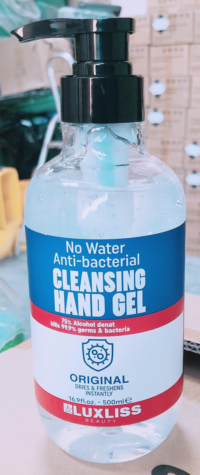 LUXLISS by BEAVER Cosmetics, USA - Cleaning Hand Gel Sanitizer - Pack of 3 LUXLISS by BEAVER Cosmetics, USA - Cleaning Hand Gel Sanitizer - Pack of 3