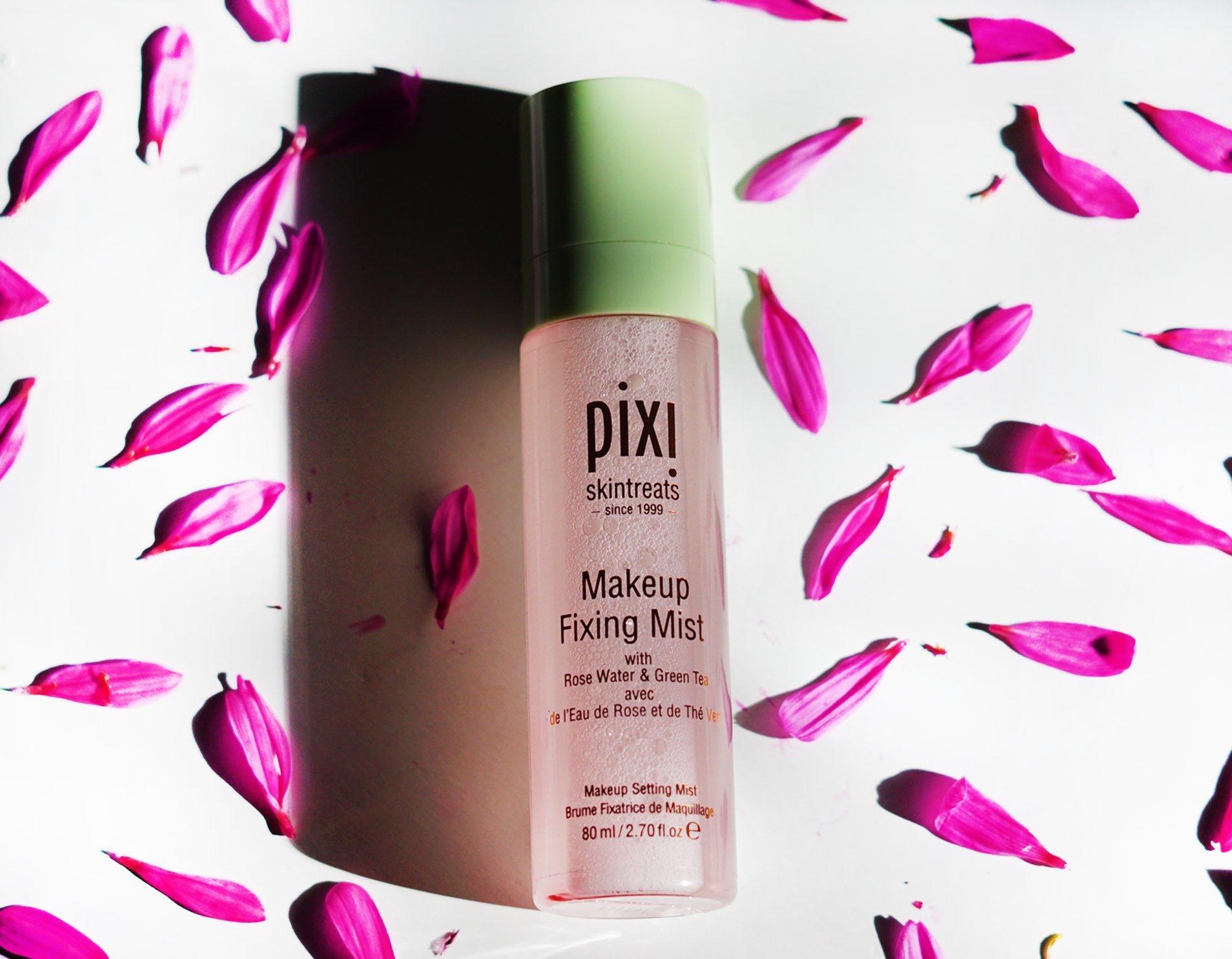 Pixi Beauty - Makeup Fixing Mist, with Rose Water and Green Tea, 2.7 fl oz (80 ml)