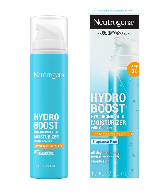 Hydro Boost Hyaluronic Acid Moisturizer With Sunscreen, SPF 50, Fragrance-Free, 1.7 fl oz  (50 ml)