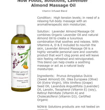 Load image into Gallery viewer, Solutions, Lavender Almond Massage Oil, 16 fl oz (473 ml)