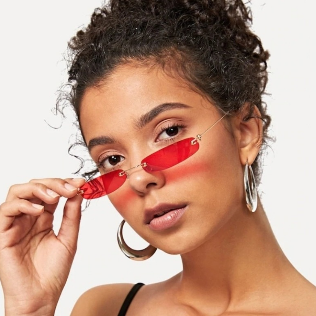 Rimless oval sunglasses Rimless oval sunglasses