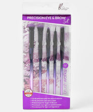 Load image into Gallery viewer, BRUSHWORKS

HD PRECISION EYE &amp; BROW BRUSH SET