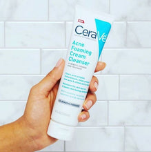 Load image into Gallery viewer, Cerave Acne Foaming Cream Cleanser ( boxes little damaged in shipping handling otherwise all new and unopened tubes )