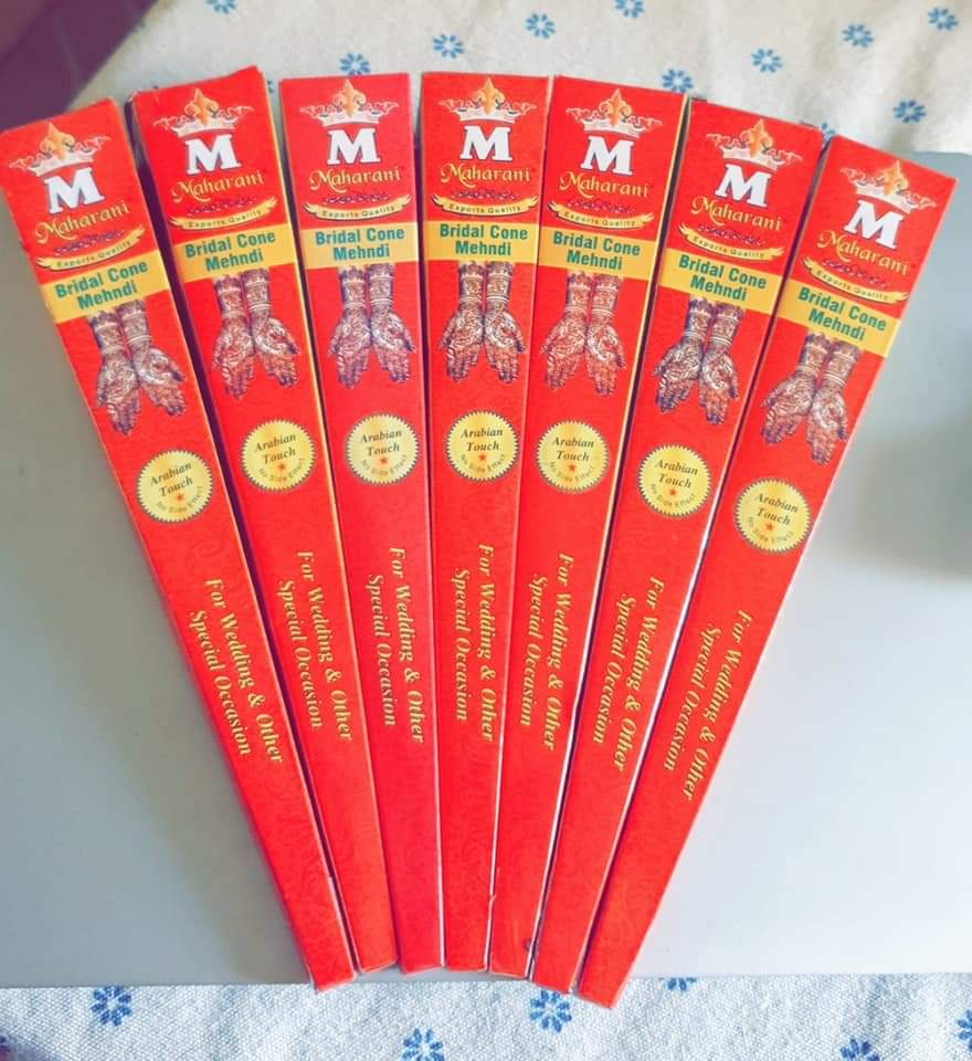 Maharani bridal 100% Natural henna cone Maharani bridal 100% Natural henna cone