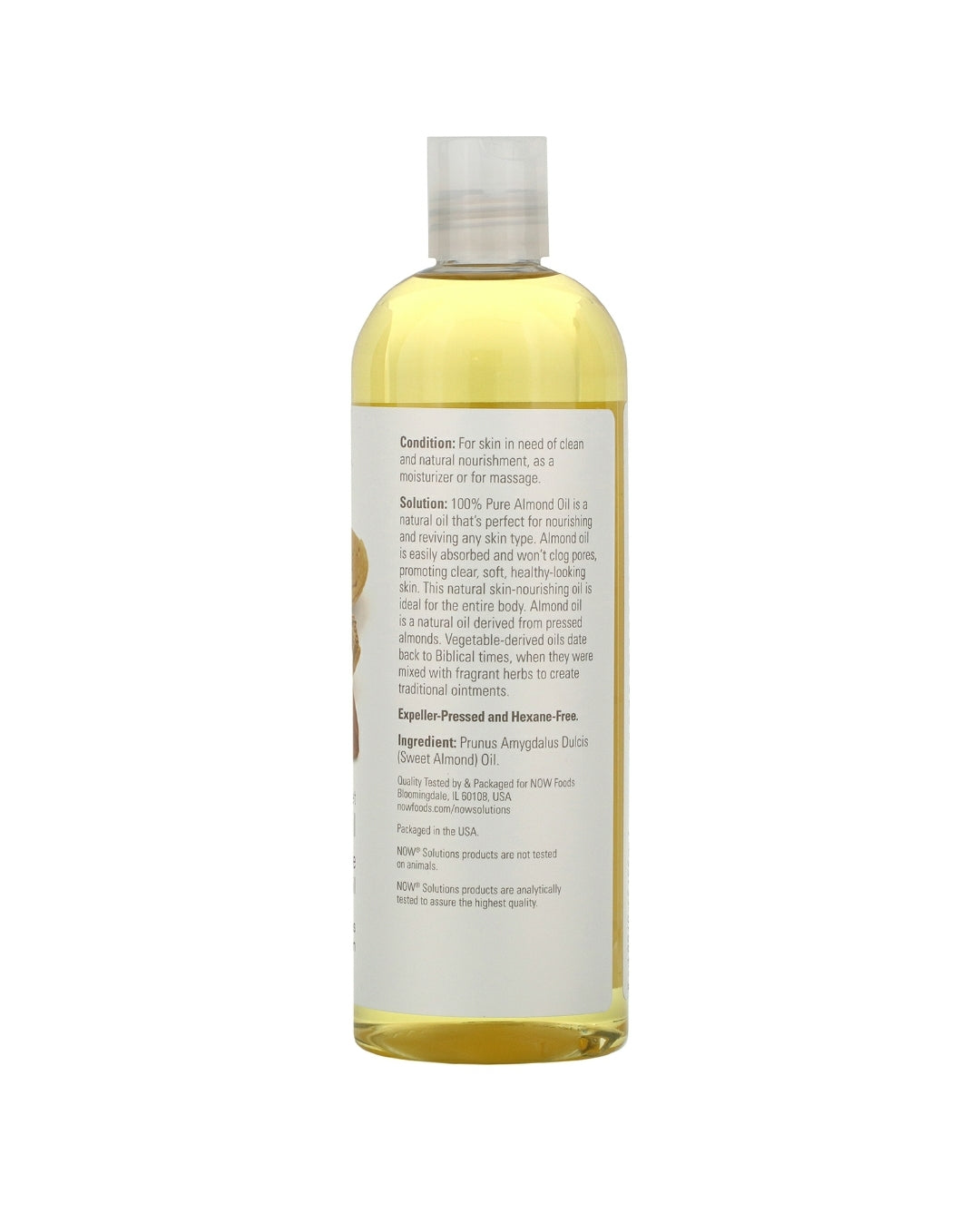 Now Foods, Solutions, Sweet Almond Oil 16fl oz Now Foods, Solutions, Sweet Almond Oil 16fl oz