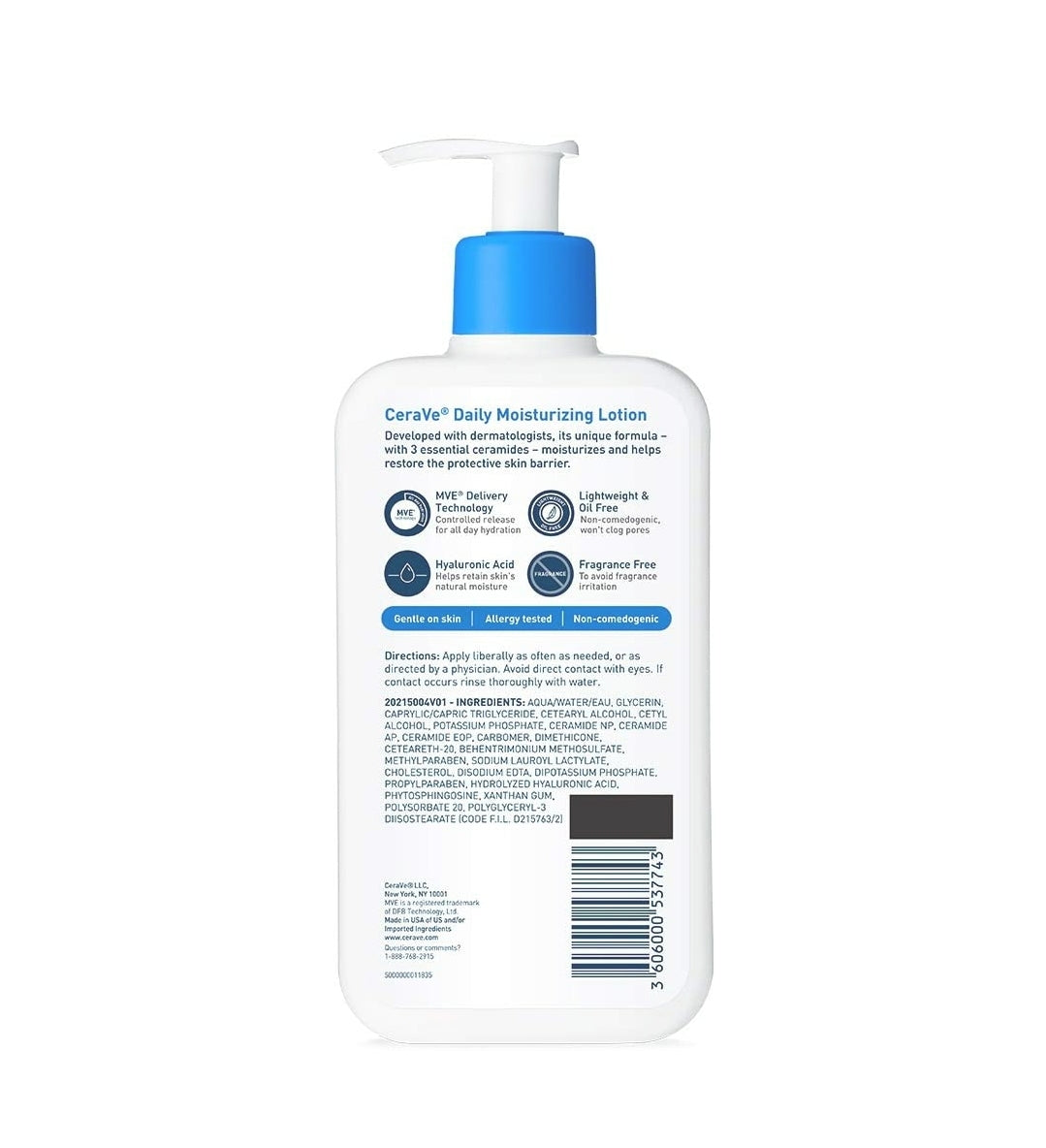 Daily Moisturizing Lotion, Lightweight Daily Moisturizing Lotion, Lightweight
