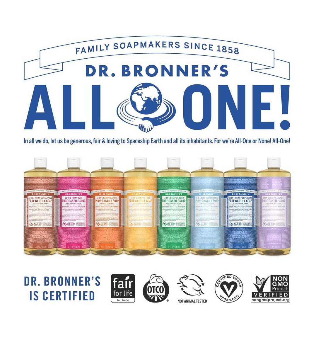 Dr. Bronner's - Pure-Castile Liquid Soap Dr. Bronner's - Pure-Castile Liquid Soap