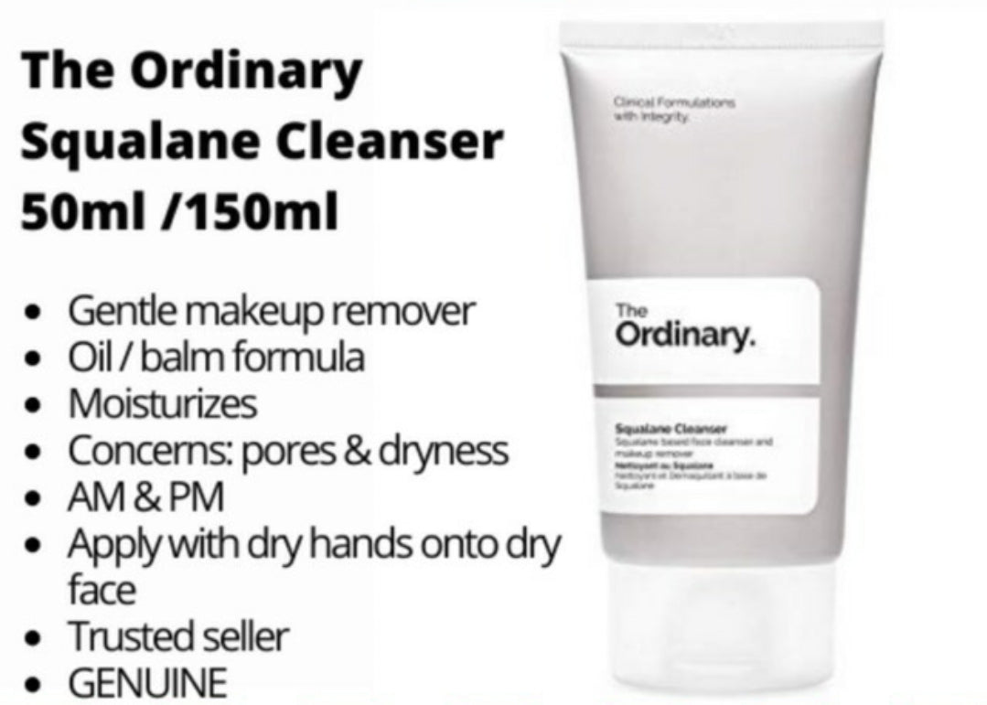 THE ORDINARY SQUALANE CLEANSER THE ORDINARY SQUALANE CLEANSER
