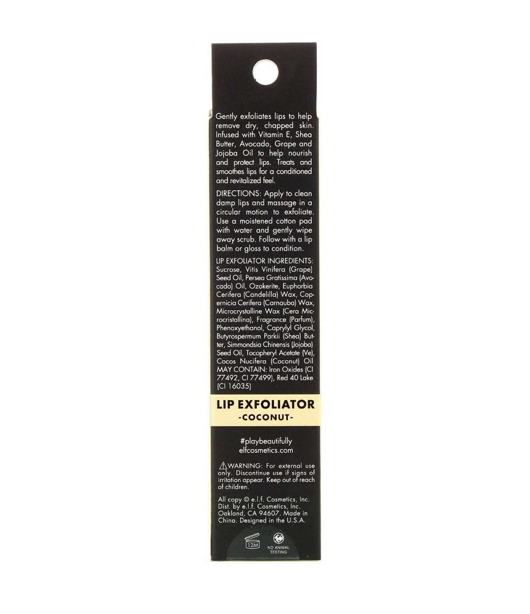 e.l.f Cosmetics Lip Exfoliator, Coconut, 0.11 fl oz (3.2 g) e.l.f Cosmetics Lip Exfoliator, Coconut, 0.11 fl oz (3.2 g)