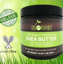 Load image into Gallery viewer, SKY ORGANICS Organic Unrefined Raw Cocoa Butter, 16 oz (454 g)