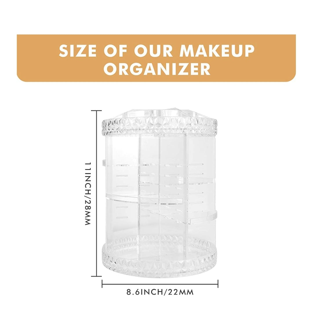 Makeup Organizer 360 Degree Rotating 7 Adjustable Layers Large Capacity Makeup Organizer 360 Degree Rotating 7 Adjustable Layers Large Capacity