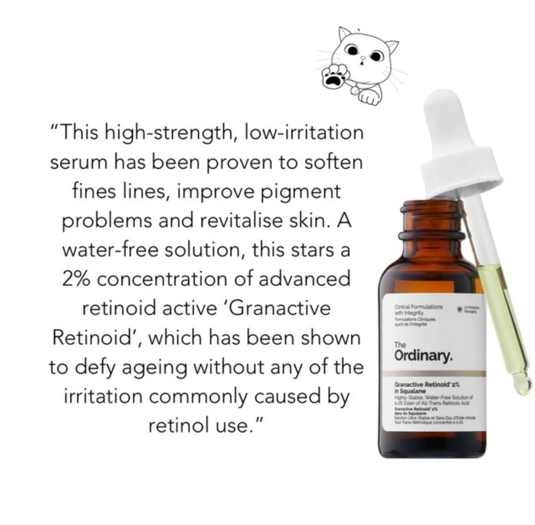 The Ordinary Granactive Retinoid 2% in Squalane (30ml 1 fl oz) The Ordinary Granactive Retinoid 2% in Squalane (30ml 1 fl oz)