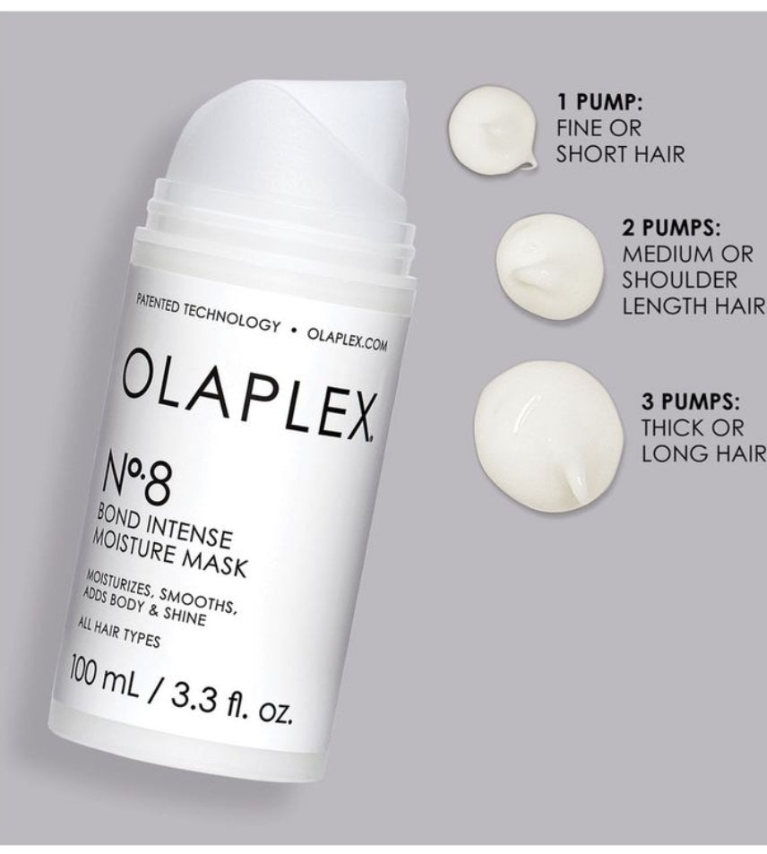 OLAPLEX
No 8 Bond Intense Moisture Mask( 100ml) OLAPLEX
No 8 Bond Intense Moisture Mask( 100ml)