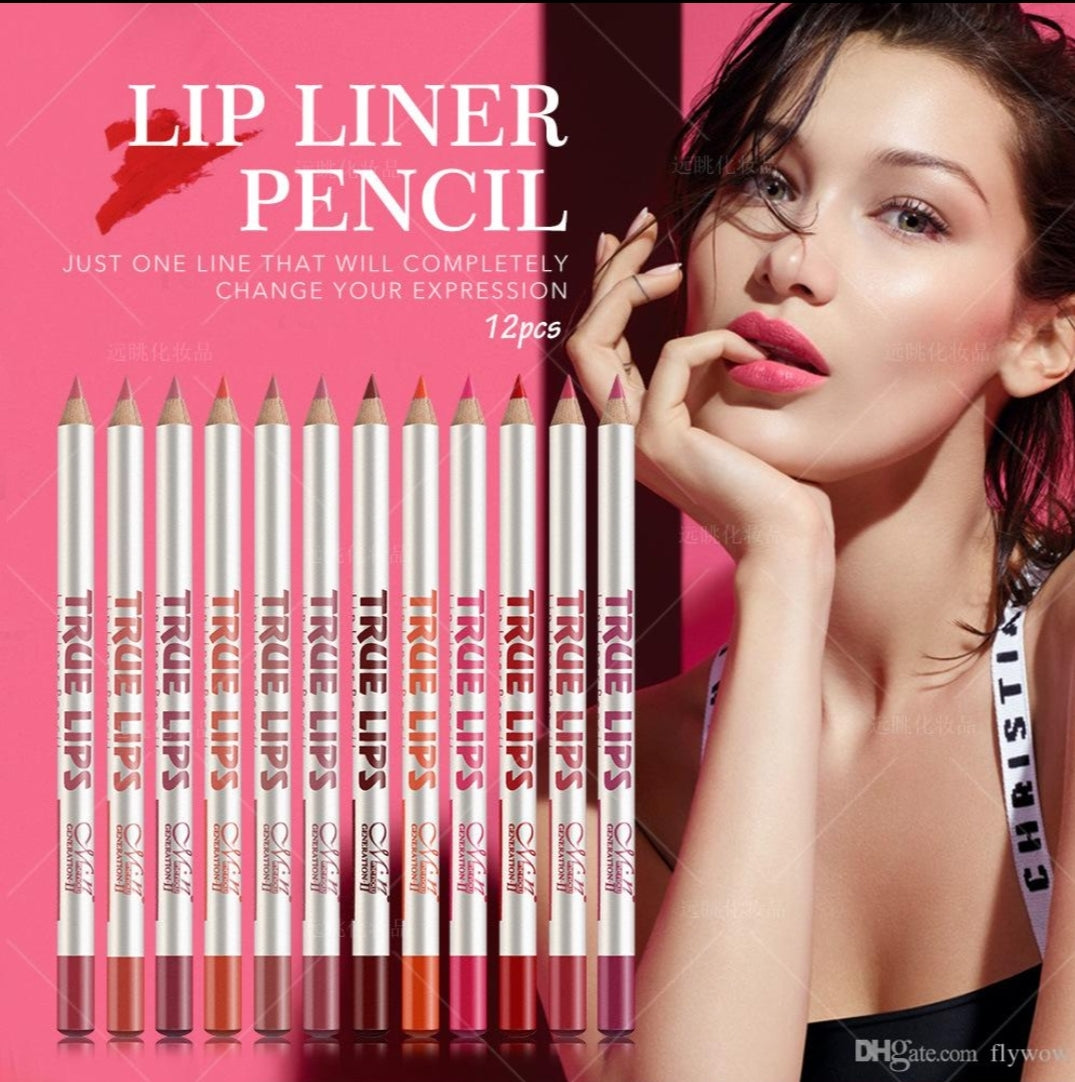 M.n MENOW Brand Make Up True Lips 12Color Lip Liner Pencil Waterproof Professional Lip Liner M.n MENOW Brand Make Up True Lips 12Color Lip Liner Pencil Waterproof Professional Lip Liner