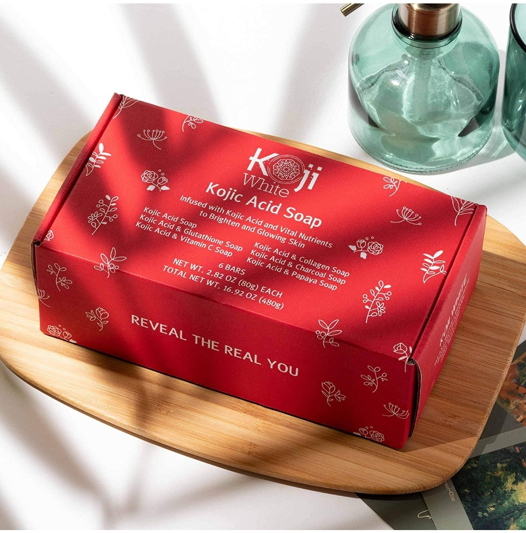 Koji White Kojic Acid Skin Brighten & Glowing Soap - Bath Women Gift B Nature & Pure - Qatar Koji White Kojic Acid Skin Brighten & Glowing Soap - Bath Women Gift B Nature & Pure - Qatar