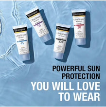 Load image into Gallery viewer, Neutrogena Ultra Sheer Dry-Touch Sunscreen Lotion, Broad Spectrum SPF 55 UVA/UVB Protection, Light, Water Resistant, Non-Comedogenic &amp; Non-Greasy,  3 fl. oz