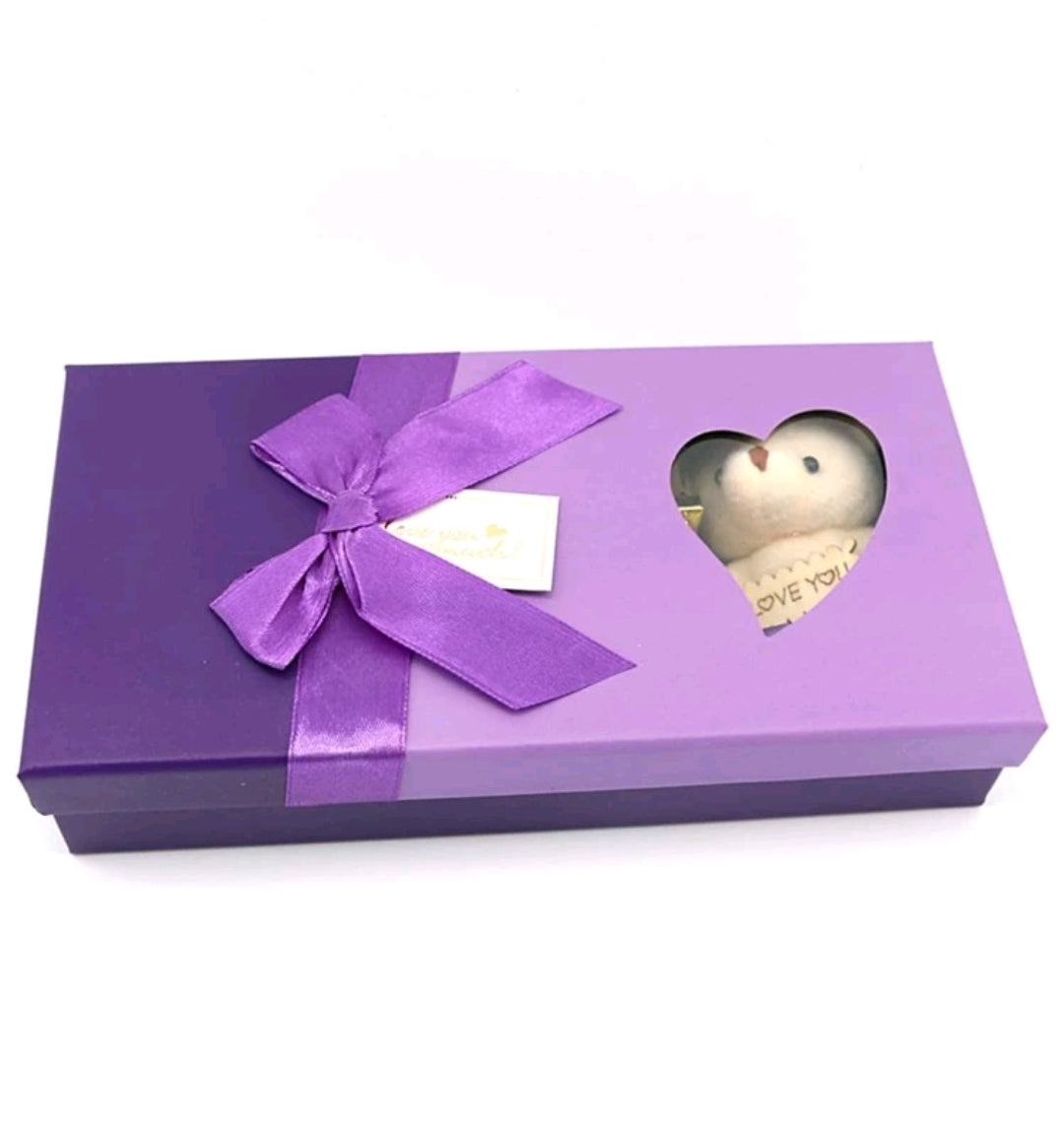 Mr.Pro 12 Flora Scented Bath Soap Rose Flower with Baby Bear Doll, (Preservative Free) Plant Essential Oil Soap, Gift for Anniversary/Birthday/Wedding/Valentine’s Day/Mother’s Day (12 Purple) Mr.Pro 12 Flora Scented Bath Soap Rose Flower with Baby Bear Doll, (Preservative Free) Plant Essential Oil Soap, Gift for Anniversary/Birthday/Wedding/Valentine’s Day/Mother’s Day (12 Purple)