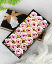 Load image into Gallery viewer, Rose Petals Soap Flowers in Box Handmade Artificial Scented Bath Soap Flora Bouquet for Wedding Birthday Party Home Decoration Valentine&#39;s Day Baby Pink