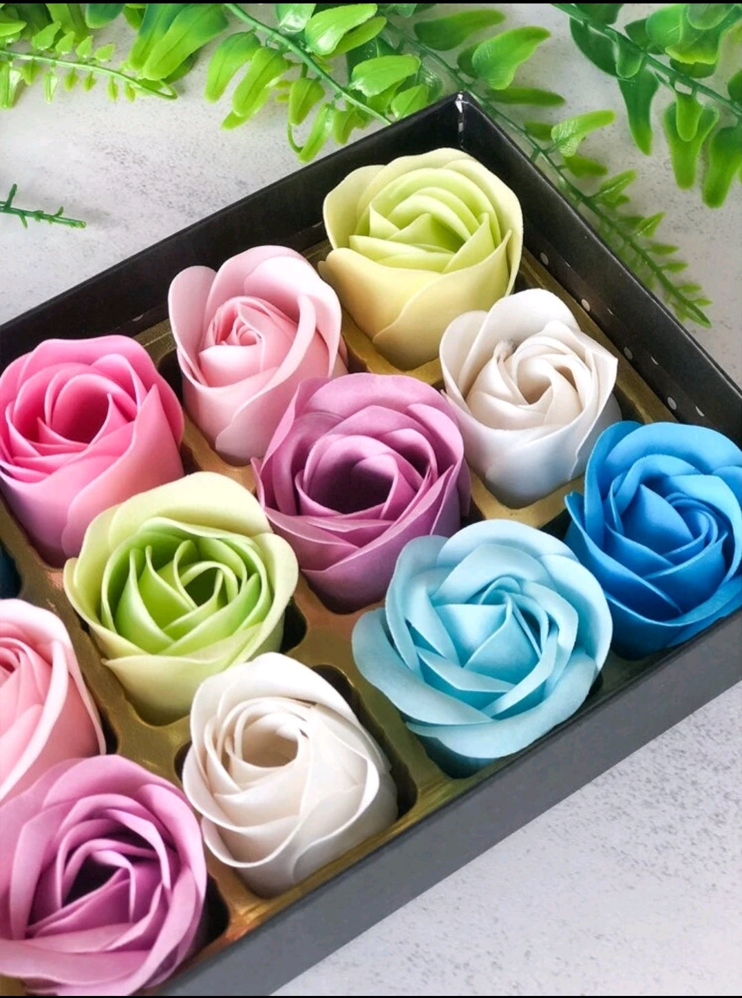 Bath Soap Rose Flower Floral Scented Rose Soap Petals Body Soap in Gift Box for Valentine's Day Anniversary Birthday Mothers Day Gifts, Gift for Her (18 Pcs/Box MultiColour) Bath Soap Rose Flower Floral Scented Rose Soap Petals Body Soap in Gift Box for Valentine's Day Anniversary Birthday Mothers Day Gifts, Gift for Her (18 Pcs/Box MultiColour)