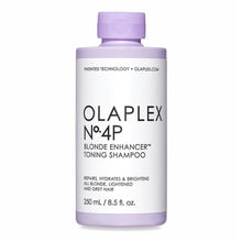 Load image into Gallery viewer, OLAPLEX Nº.4P Blonde Enhancer Toning Shampoo

REPAIRS, HYDRATES, &amp; BRIGHTENS