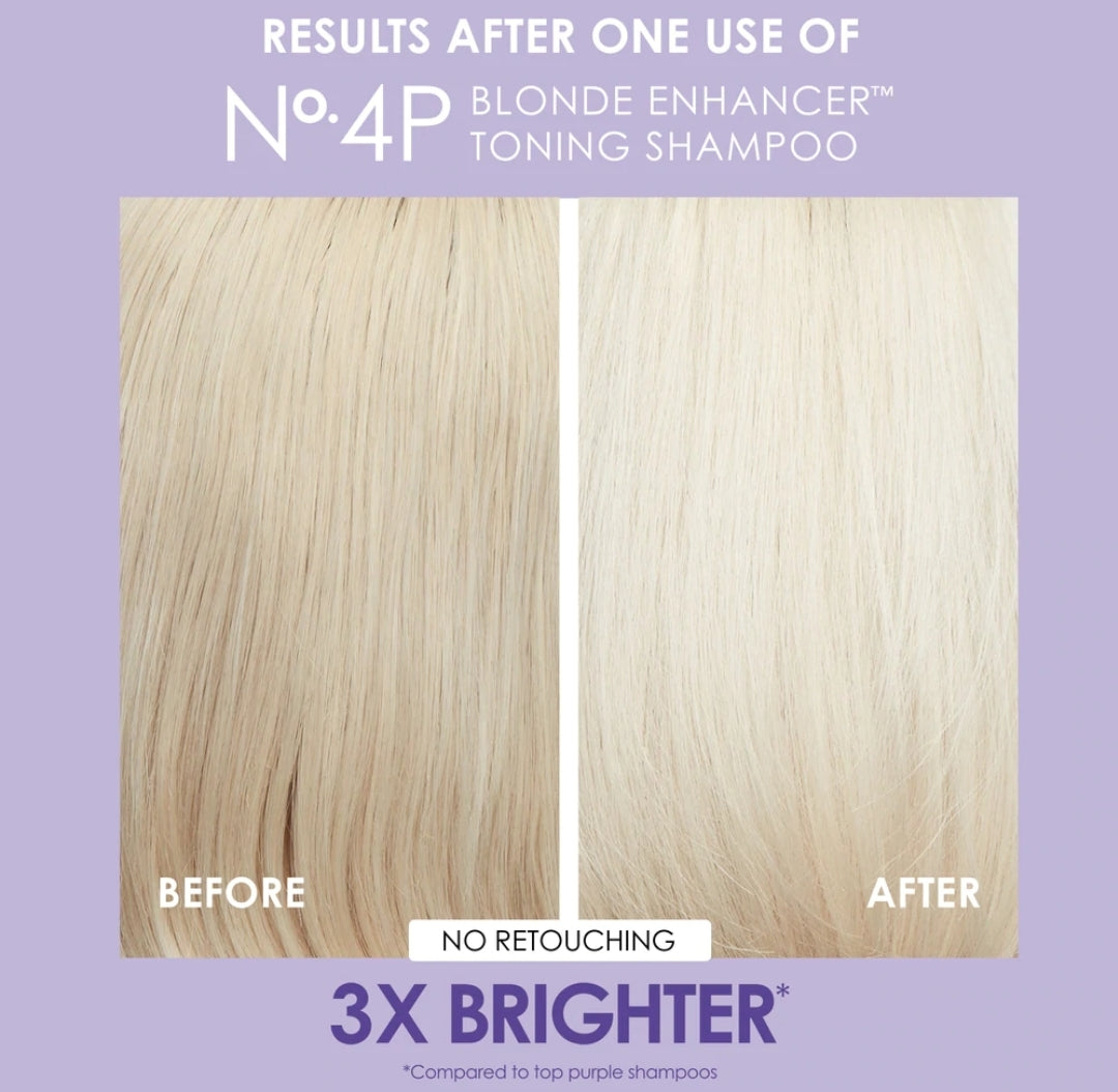 OLAPLEX Nº.4P Blonde Enhancer Toning Shampoo
REPAIRS, HYDRATES, & BRIGHTENS OLAPLEX Nº.4P Blonde Enhancer Toning Shampoo
REPAIRS, HYDRATES, & BRIGHTENS