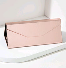 Load image into Gallery viewer, Foldable Glasses Sunglasses Case, PU Portable Eyeglass Case for Men Women