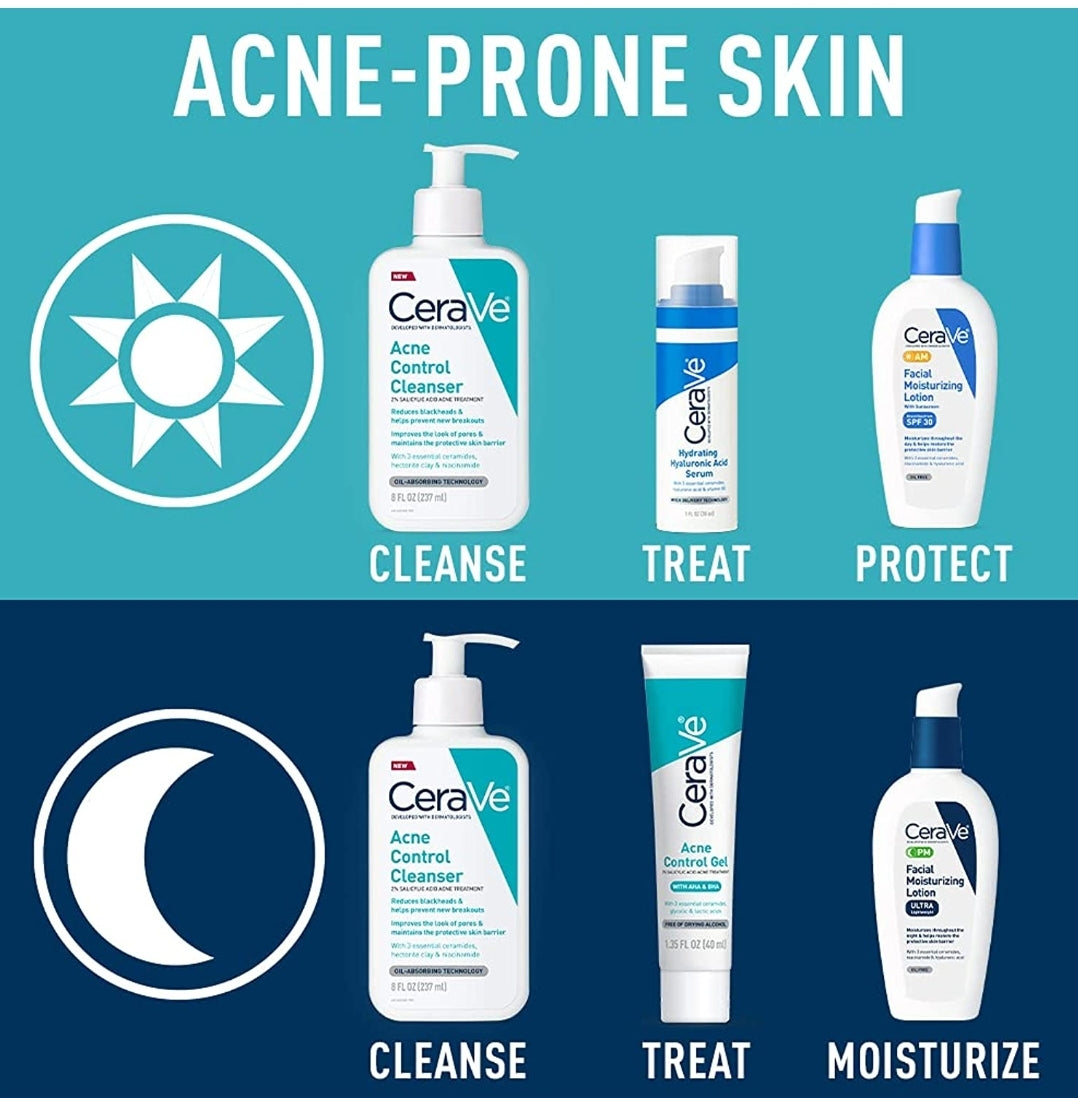 Salicylic Acid Acne Treatment with Glycolic Acid and Lactic Acid | AHA/BHA Acne Gel for Face to Control and Clear Breakouts |1.35 Ounce Salicylic Acid Acne Treatment with Glycolic Acid and Lactic Acid | AHA/BHA Acne Gel for Face to Control and Clear Breakouts |1.35 Ounce