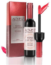 Load image into Gallery viewer, Wine Lip Tint  Waterproof Wine Lip Stain, Long Lasting Matte Liquid Wine Bottle Lipstick Lip Gloss for Women Makeup
