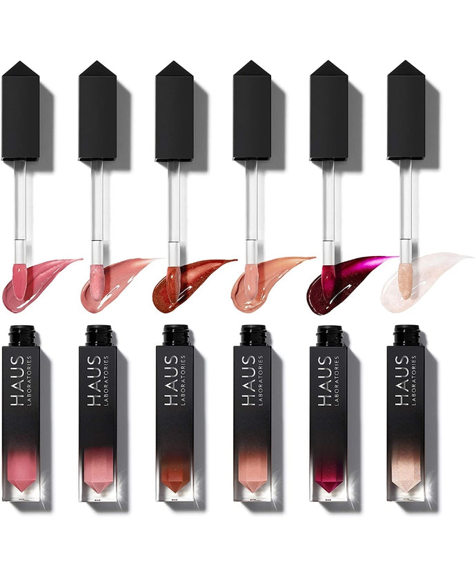 HAUS LABORATORIES By Lady Gaga: LE RIOT LIP GLOSS SET | (Up to $108 Value) High-Shine, Lightweight Lip Gloss Available in Value Sets, Shimmer & Sparkle, Comfortable Wear, Vegan & Cruelty-Free