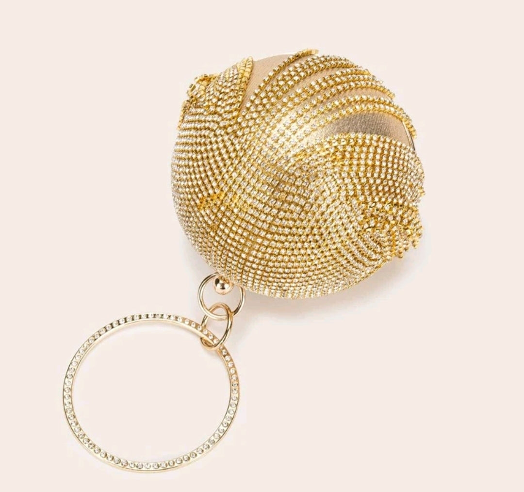 Rhinestone fringe decor clutch bag. Rhinestone fringe decor clutch bag.