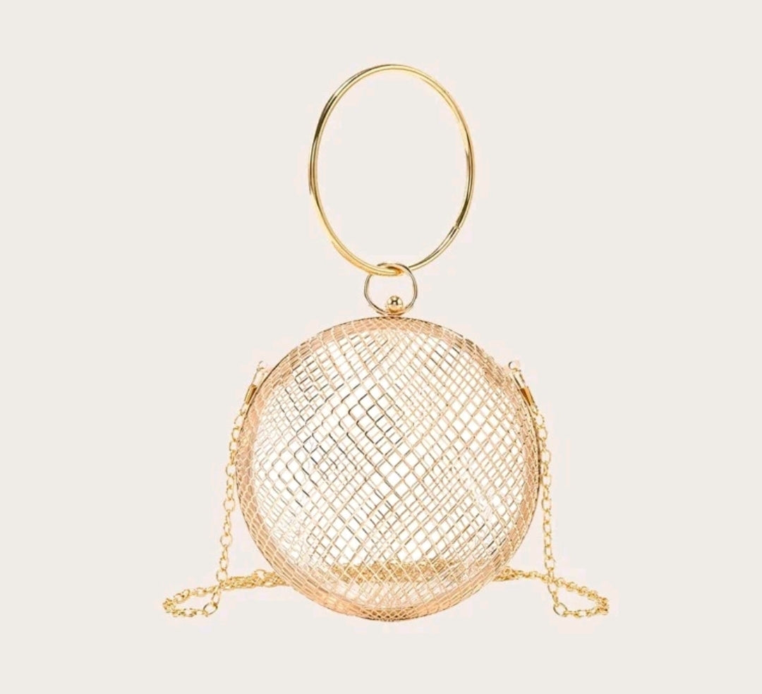 Premium metallic circle bag. Premium metallic circle bag.