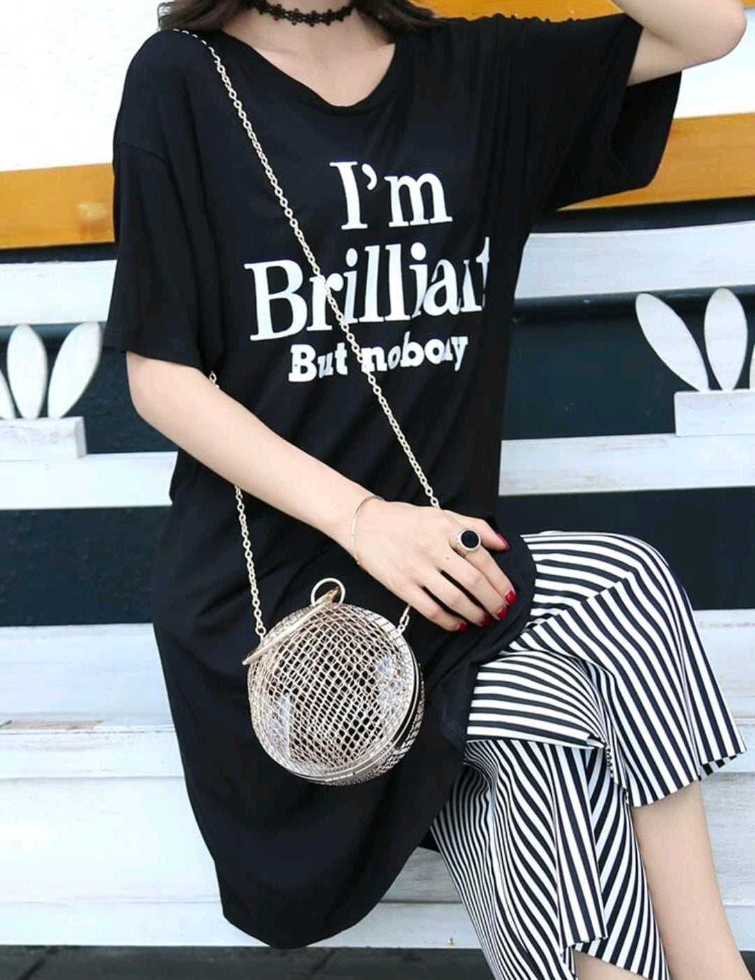 Premium metallic circle bag. Premium metallic circle bag.