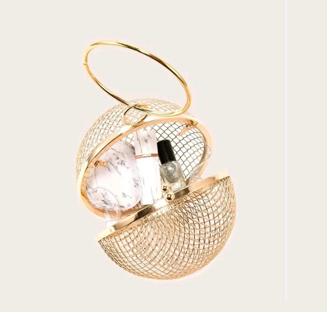 Premium metallic circle bag. Premium metallic circle bag.