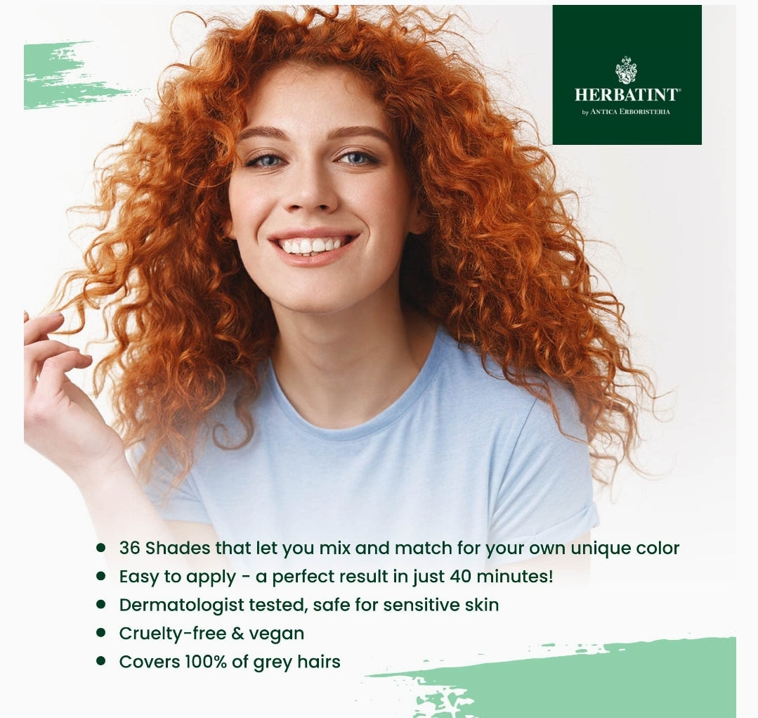 Herbatint Permanent Haircolor Gel, 8R Light Copper Blonde, Alcohol Free, Vegan, 100% Grey Coverage - 4.56 oz Herbatint Permanent Haircolor Gel, 8R Light Copper Blonde, Alcohol Free, Vegan, 100% Grey Coverage - 4.56 oz
