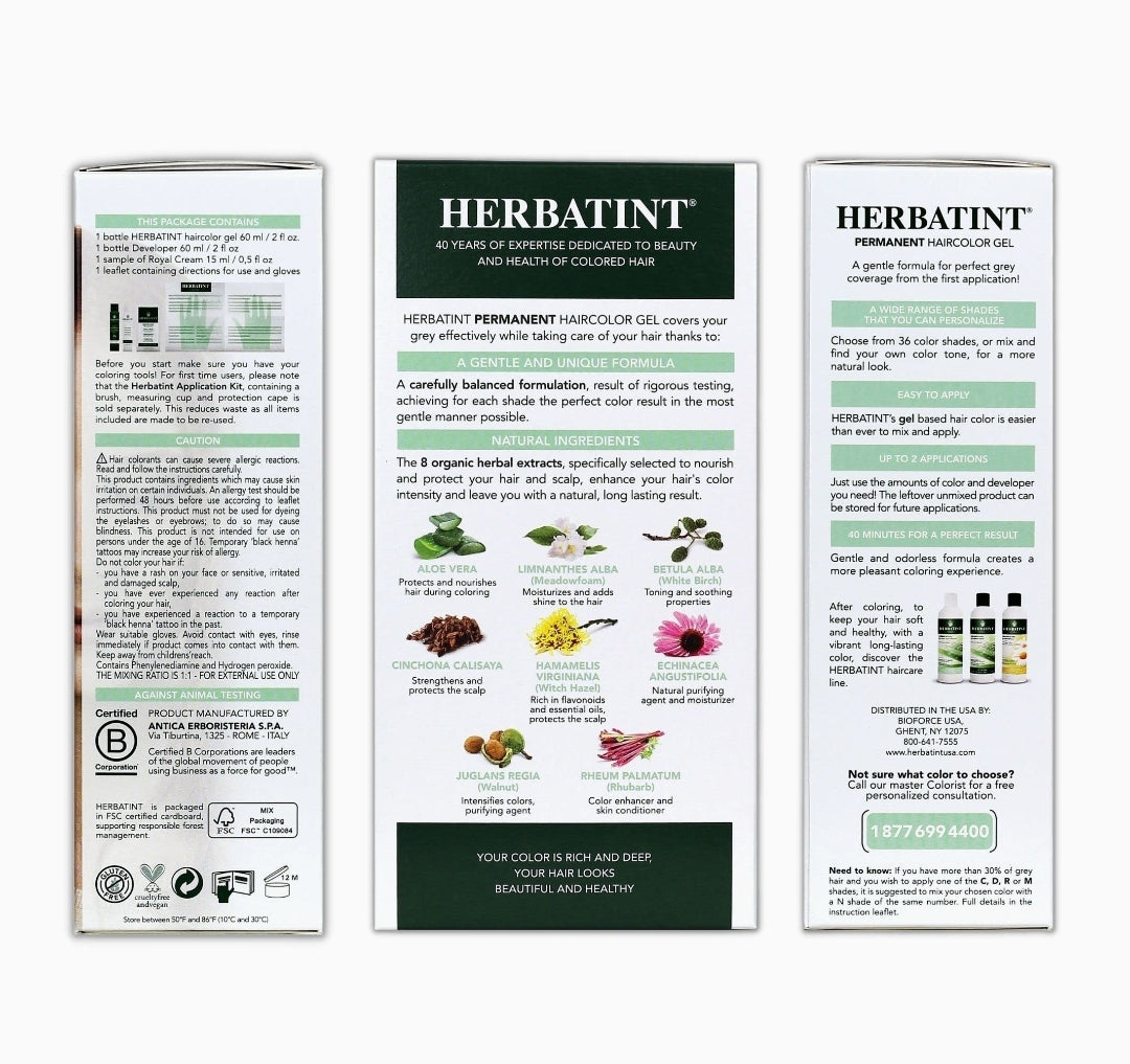 Herbatint Permanent Haircolor Gel, 8R Light Copper Blonde, Alcohol Free, Vegan, 100% Grey Coverage - 4.56 oz Herbatint Permanent Haircolor Gel, 8R Light Copper Blonde, Alcohol Free, Vegan, 100% Grey Coverage - 4.56 oz