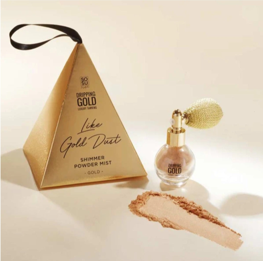 SOSU By Suzanne Jackson Dripping Gold Like Gold Dust Shimmer Powder Mist SOSU By Suzanne Jackson Dripping Gold Like Gold Dust Shimmer Powder Mist