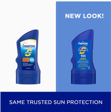 Load image into Gallery viewer, Coppertone SPORT Sunscreen Lotion SPF 100, Water Resistant Sunscreen, Broad Spectrum SPF 100 Sunscreen, 3 Fl Oz (Packaging May Vary)
