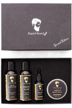 Load image into Gallery viewer, Beard Grooming kit for Men Care - Unscented Beard Oil, Beard Shampoo Wash, Beard Conditioner Softener, Fragrance Free Beard Balm Leave in Wax Butter - for Styling Shaping &amp; Growth set
