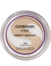 Load image into Gallery viewer, CoverGirl Face Products CoverGirl &amp; Olay Simply Ageless Foundation, Classic Beige 230, 0.40-Ounce Package