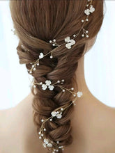 Load image into Gallery viewer, Vogue Hair Accessories Handmade Hair Clip Hair Pins Hair Accessories (50 CM) (Silver)