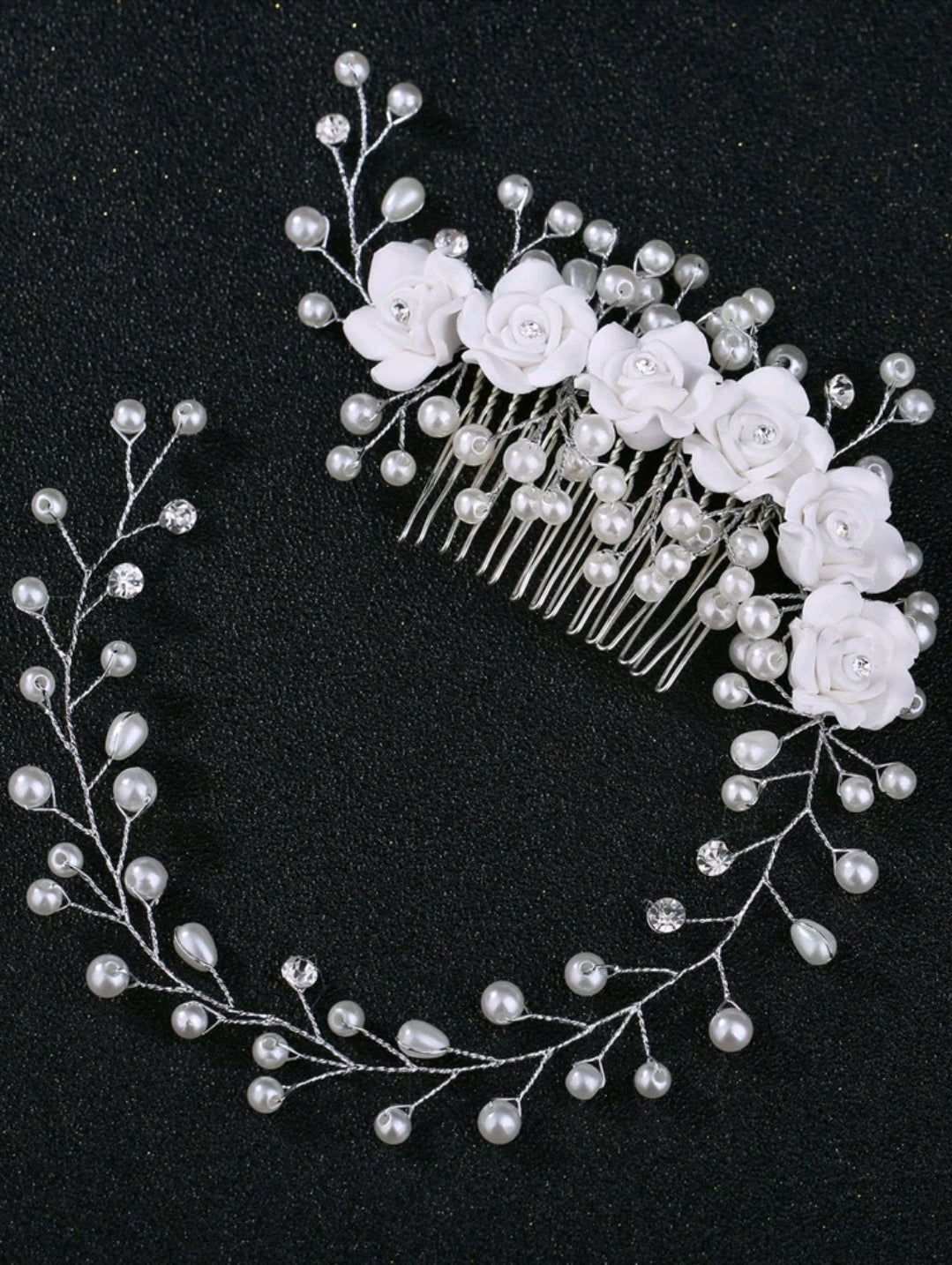 New Fashion Lengthen Flower Hair Jewelry Wedding Hair Accessories