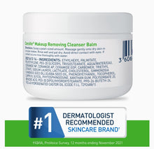 Load image into Gallery viewer, CeraVe Cleansing Balm | Hydrating Makeup Remover with Ceramides and Plant-based Jojoba Oil for Face Makeup | Non-Comedogenic Fragrance Free Non-Greasy Makeup Remover Balm for Sensitive Skin|1.3 Ounces