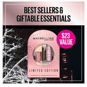 Maybelline New York Lash Sensational Sky High Mascara and Lifter Gloss Gift Set, Includes 1 Miniature Mascara and 1 Full-Size Lip Gloss, 1 Kit, Black