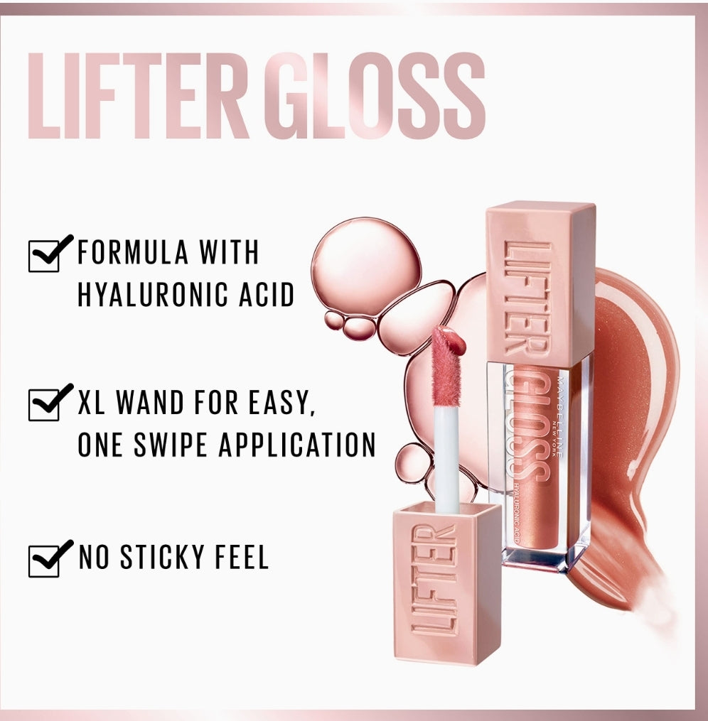 Maybelline New York Lash Sensational Sky High Mascara and Lifter Gloss Gift Set, Includes 1 Miniature Mascara and 1 Full-Size Lip Gloss, 1 Kit, Black Maybelline New York Lash Sensational Sky High Mascara and Lifter Gloss Gift Set, Includes 1 Miniature Mascara and 1 Full-Size Lip Gloss, 1 Kit, Black