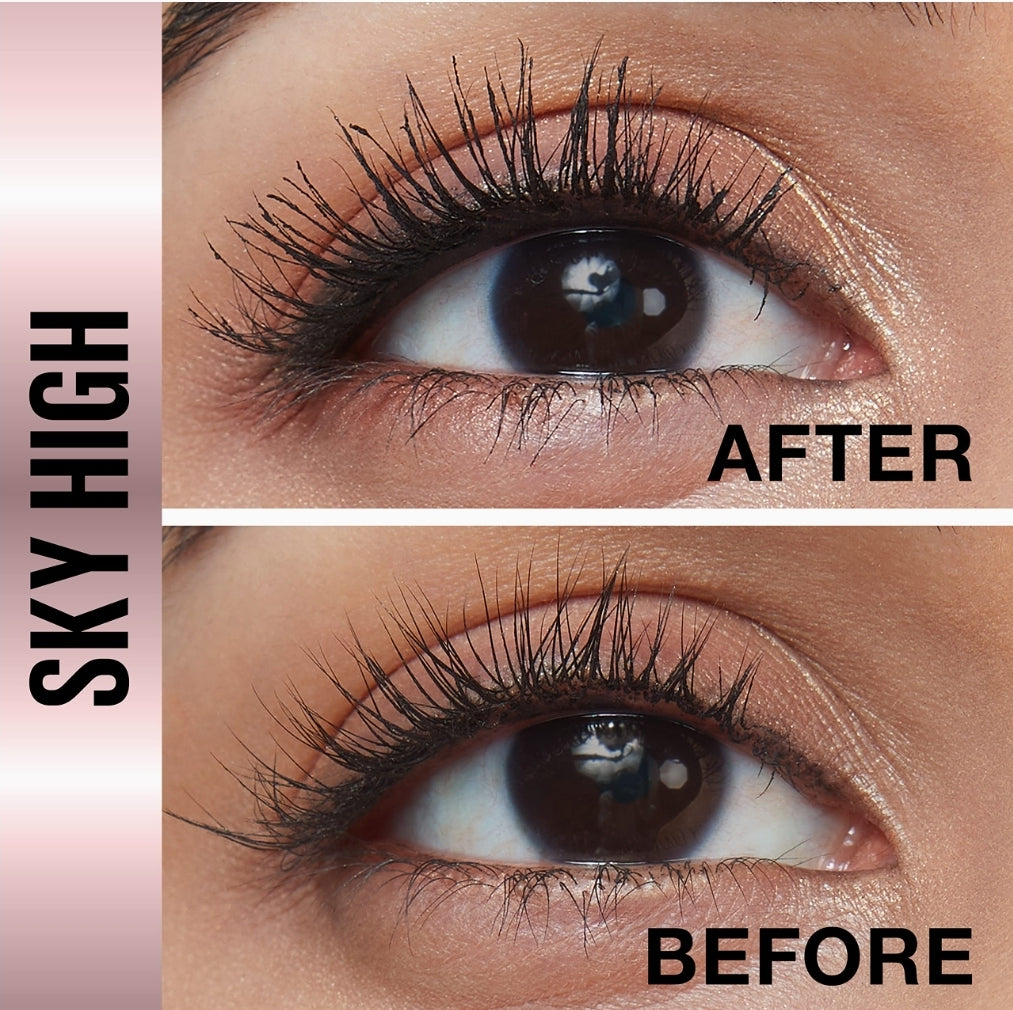 Maybelline New York Lash Sensational Sky High Mascara and Lifter Gloss Gift Set, Includes 1 Miniature Mascara and 1 Full-Size Lip Gloss, 1 Kit, Black Maybelline New York Lash Sensational Sky High Mascara and Lifter Gloss Gift Set, Includes 1 Miniature Mascara and 1 Full-Size Lip Gloss, 1 Kit, Black